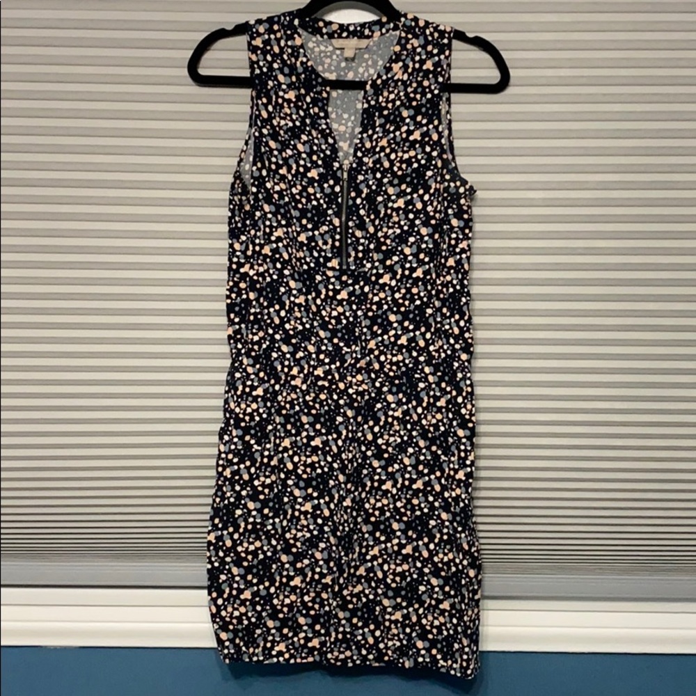 Banana Republic dot pattern shift dress